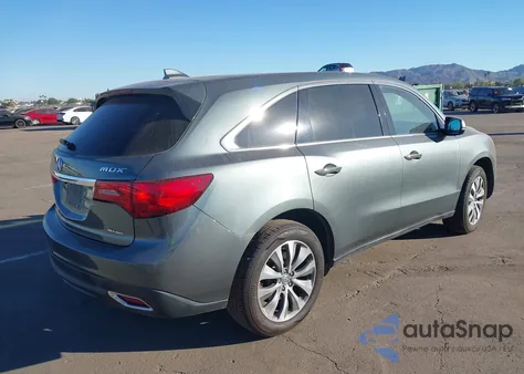 2014 Acura Mdx Technology Package from USA, damaged, VIN 5FRYD4H45EB030656